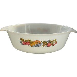 Vintage Fire King Anchor Hawking 1.5QT Round Baking Casserole Dish 437